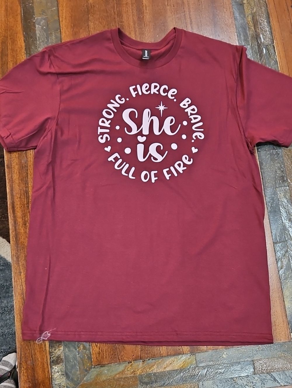 Gildan Maroon Softstyle Graphic Tee